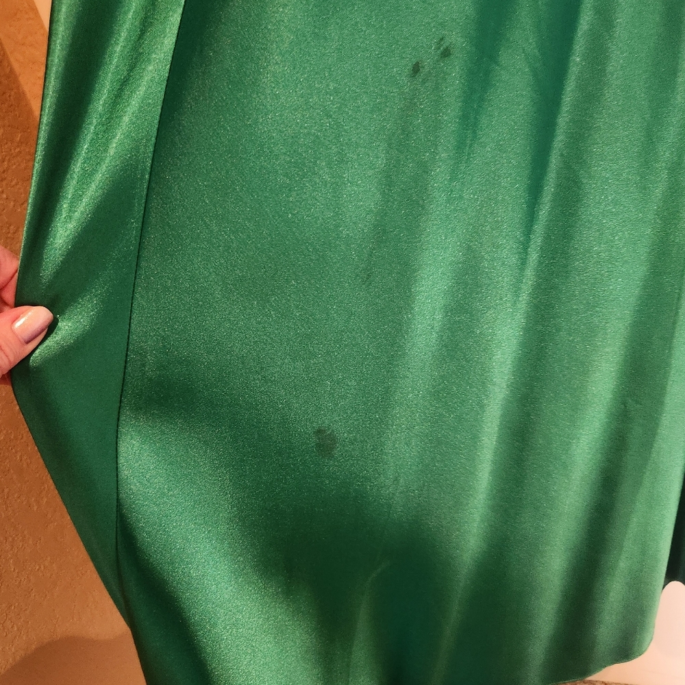 Jessica McClintock Emerald Green Formal Dress - Picture 4 of 4